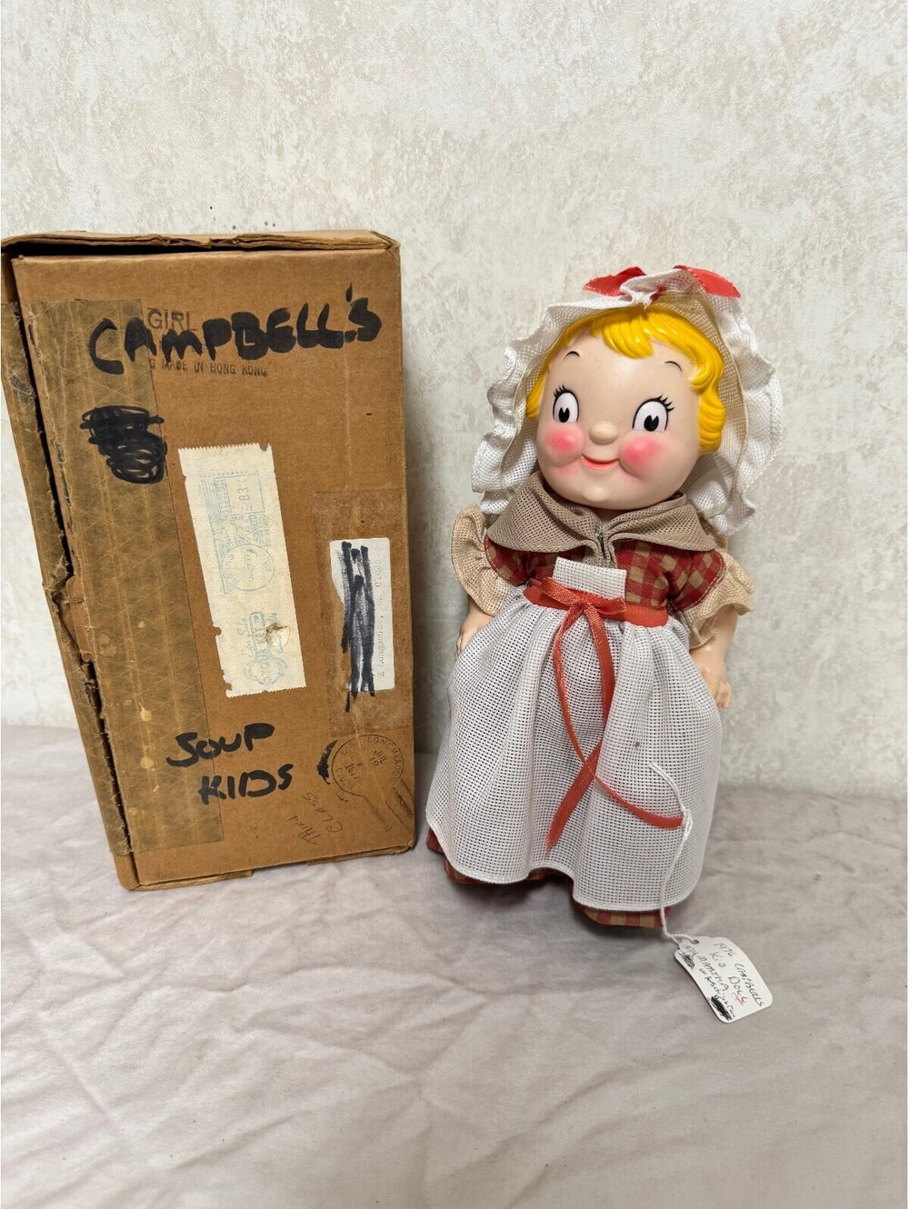 1976 Campbell Soup Kids Betsy Ross Bicentennial Girl Doll Original Box